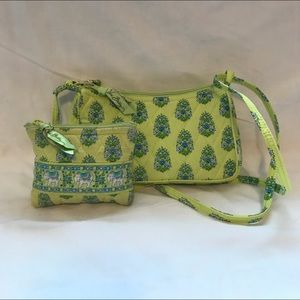 💖Vera Bradley Citrus Mini Purse & ZIP pouch